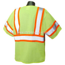 Short sleeve reflective safety clothing